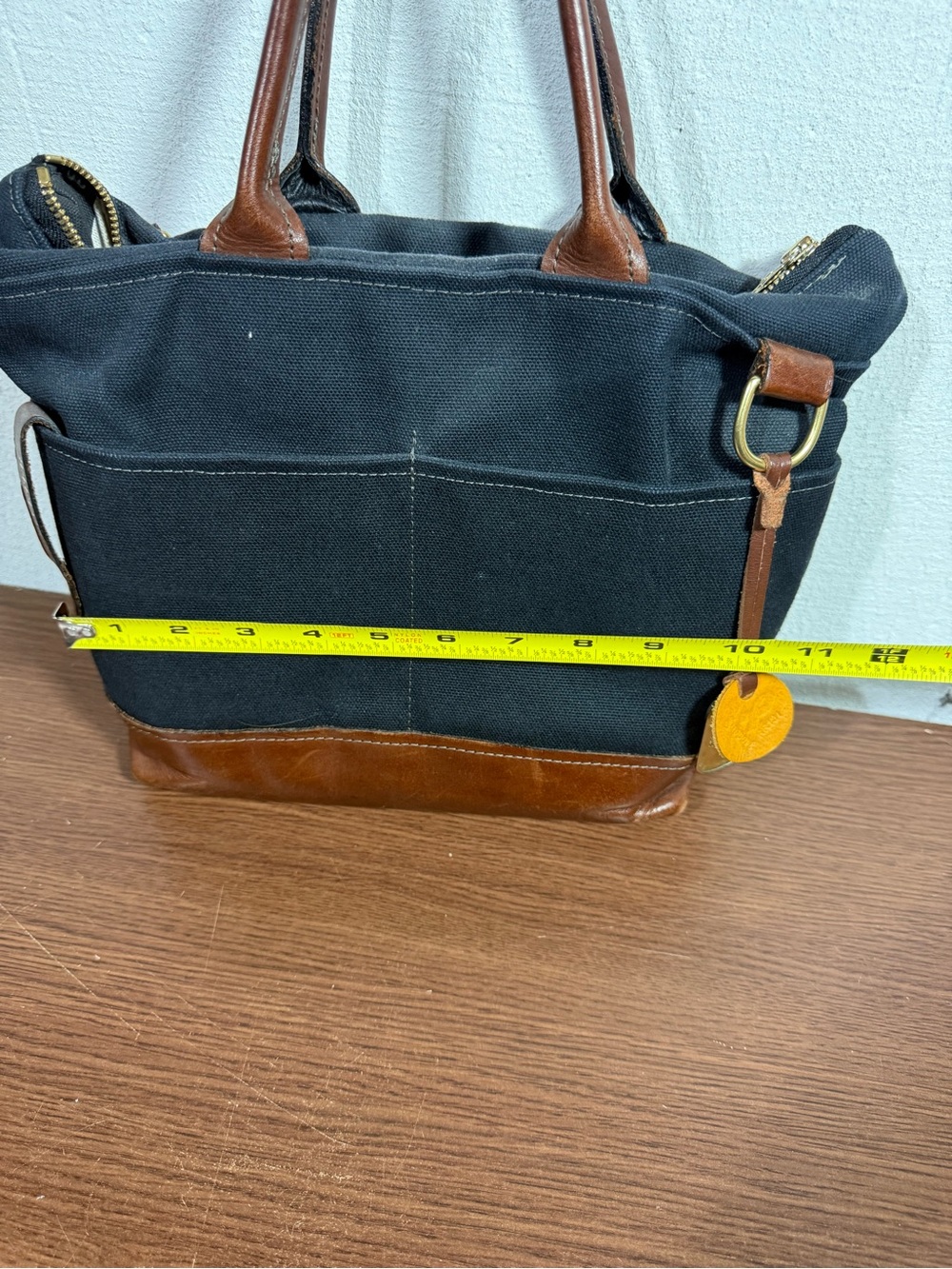 R. Riveter Otto Canvas & Leather Tote - Picture 2 of 9